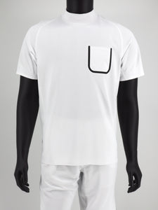 FCNATURE Sweat Invisible Mock Neck T-Shirts (Unisex)