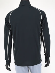 Sweat Invisible Long Sleeve Zip up Shirt